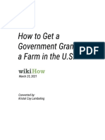 WikiHow - How to Get a Government Grant for a Farm in the U.S.%0A