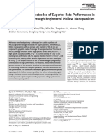 Toward Aerogel Electrodes of Superior Rate Performance in Supercapacitors Through Engineered Hollow Nanoparticles of NiCo2O4