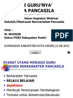 Menjadi Guru'Nya' Manusia Pancasila (m.muhsin)