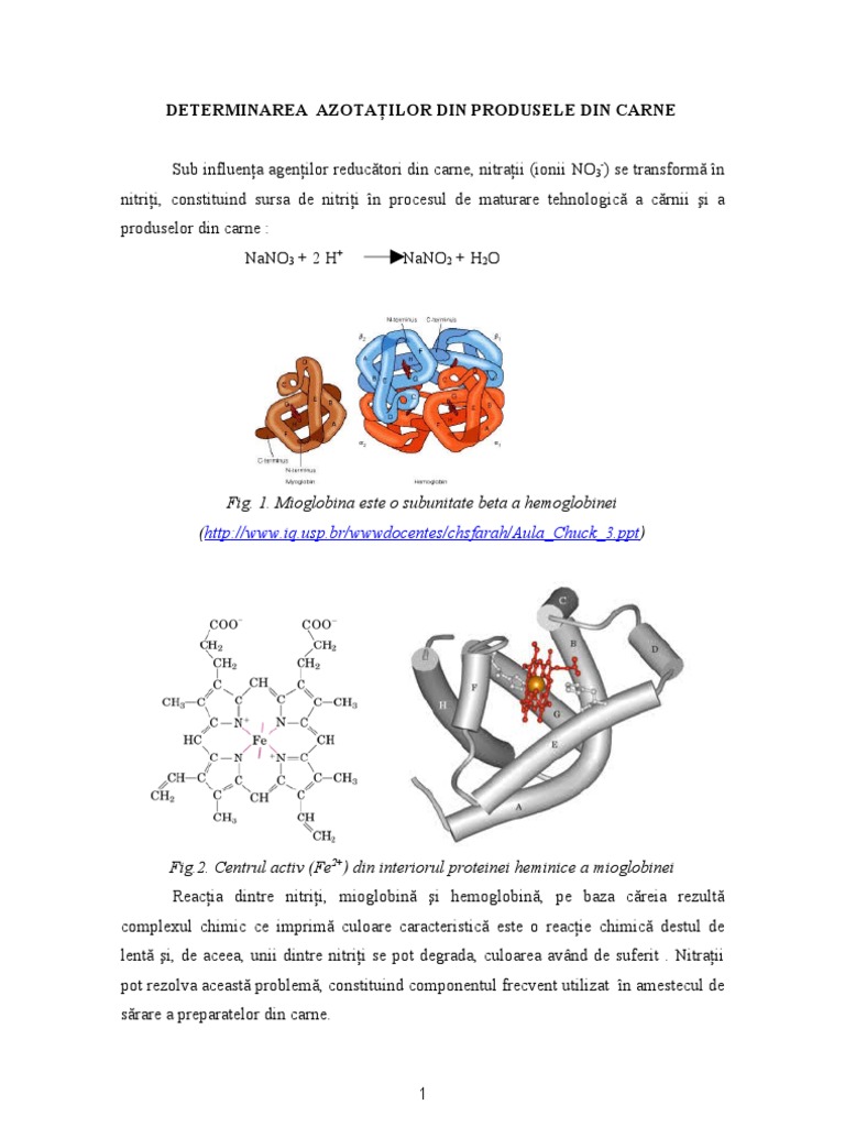 Determinarea Azotatilor | PDF