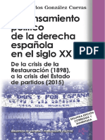 El Pensamiento Político de La Derecha Española en El Siglo XX by Pedro Carlos González Cuevas