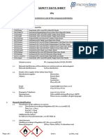 Safety Data Sheet IPA: 1. Identification of The Substance/mixture and of The Company/undertaking