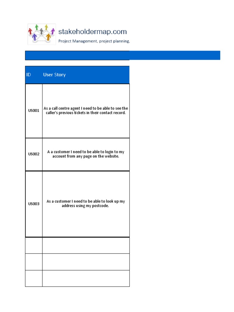 Sprint Backlog Template Example | PDF | Scrum (Software Development ...