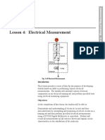 Lesson 4: Electrical Measurement: Objectives
