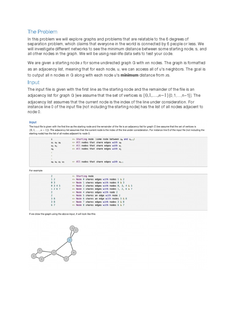 The Problem: Minimum Distance From | PDF