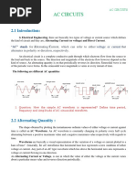 UNIT-2 AC Circuits Notes