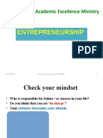 Entrepreneurship & creativity