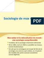 Sociologie de Max Weber