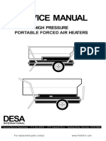 Desa High Pressure Kerosene Service Manual