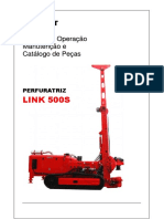 Manual operação manutenção peças perfuratriz LINK 500S