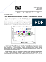 CMAI - Strategic Chemical Business Positon (Jan. 2011 Report)