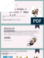 ppt contenido artes 3° Básico Módulo 4