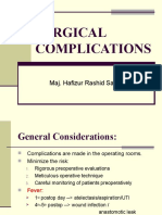 Surgical Complications: Maj. Hafizur Rashid Sazal