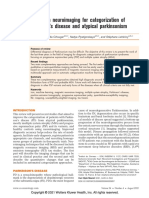 Update On Neuroimaging For Categorization of Parkinson's Disease and Atypical Parkinsonism