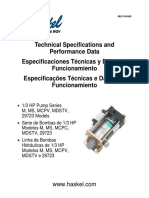 1/3 HP Pump Technical Specs