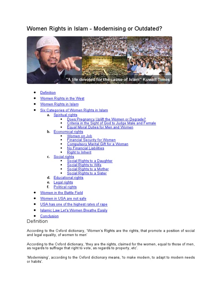 Women Rights in Islam | PDF | Adam And Eve | Quran