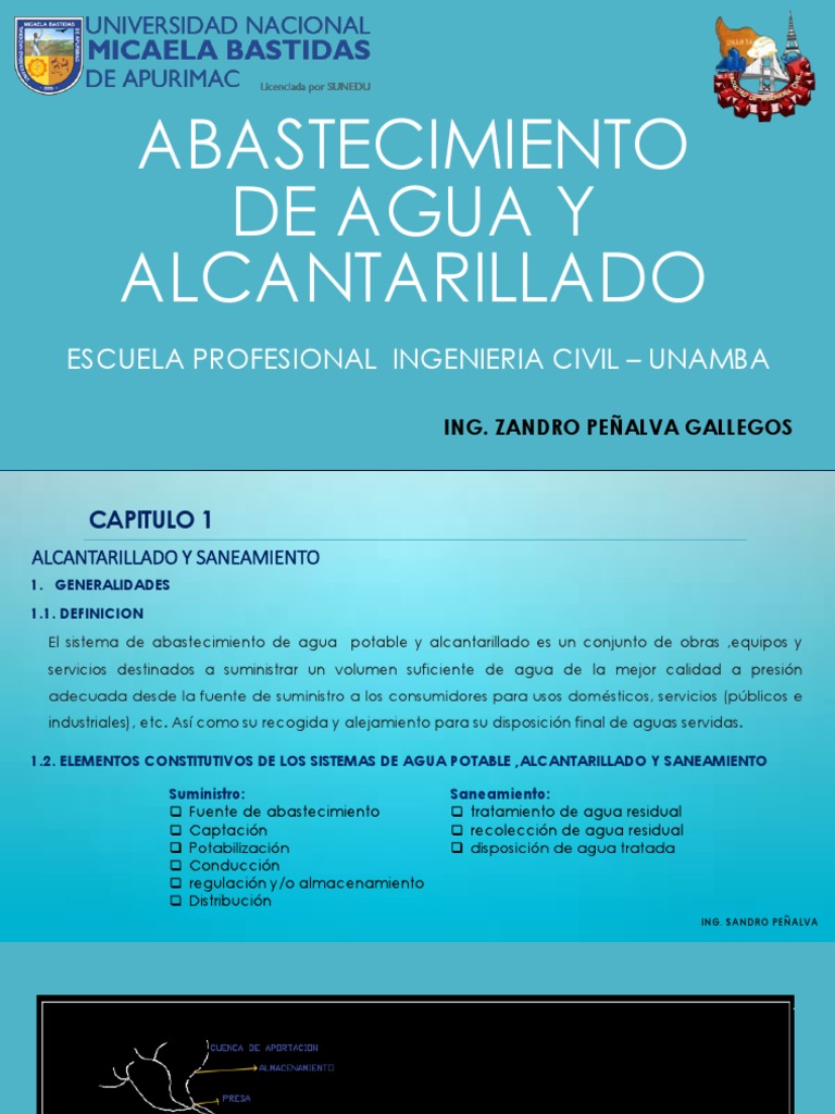 Abastecimiento de Agua y Alcantarillado | PDF | Saneamiento | Agua