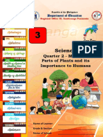 Science: Quarter 2 - Module 4 Parts of Plants and Its Importance To Humans
