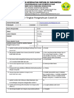 Formulir Tingkat Pengetahuan Covid 19 Sity Maryatul