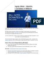 Bill Gates Charity Work - World - S Richest Man Donates in Millions