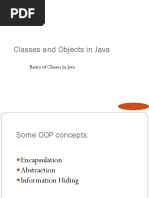 Classes and Objects in Java