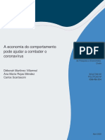 A Economia Do Comportamento Pode Ajudar A Combater o Coronavirus