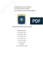 Informe de Energías Renovables