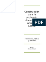 Construccion de La Profesion Docente en A. Latina - Vaillant