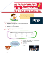 Concepto y Clases de Preposiciones