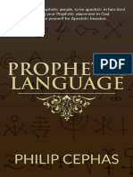 Prophetic Language - Apostle Philip Cephas