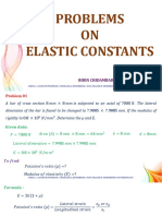 Problems Elastic Constants: Bibin Chidambaranathan