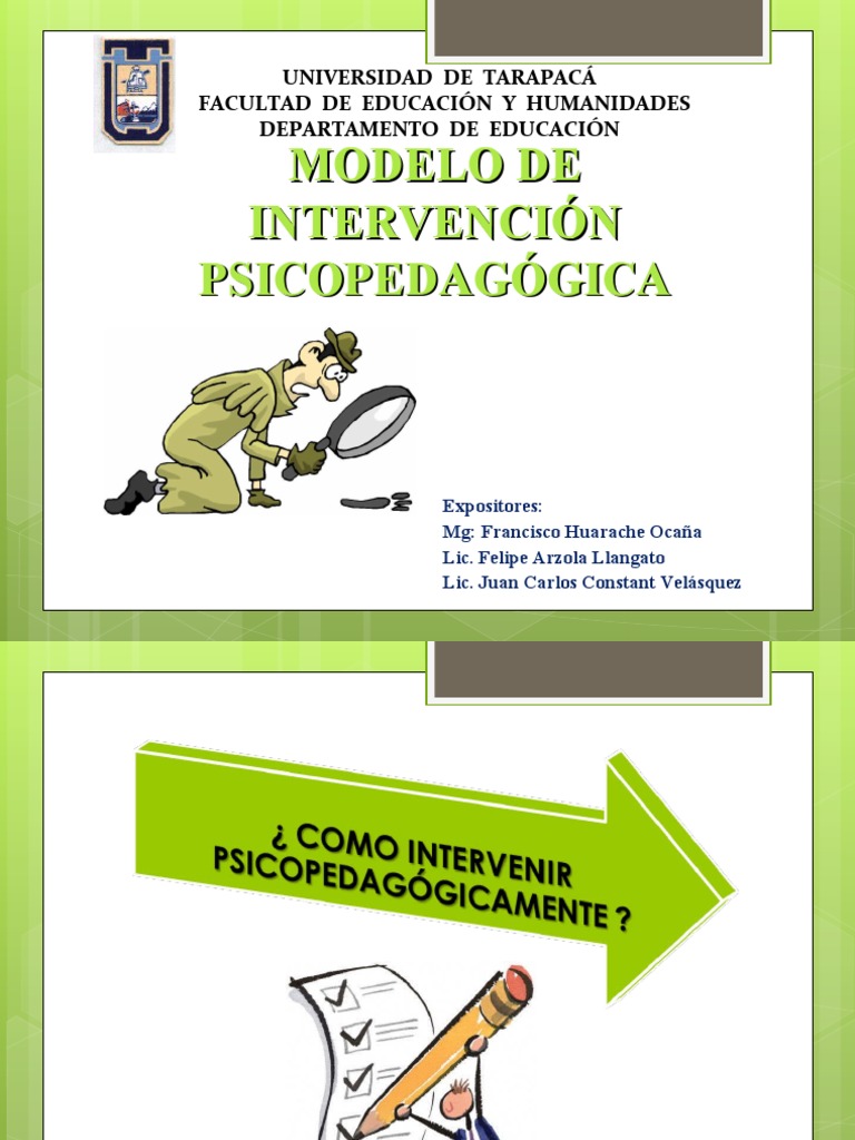 Modelo de Intervención Psicopedagógica | PDF | Evaluación | Ciencia ...