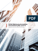 ACCA Diploma in Accounting and Business Level 4 Qualification