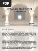 Vernacular Architecture of Rajasthan