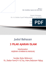 MK PAEI Pertemuan Ke-5 Interkoneksi 3 Pilar Islam-DSH