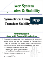 Power System Dynamics & Stability: Symmetrical Components Transient Stability Intro