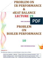 Lecture 19 Problem On Boiler Performance & Heat Balance