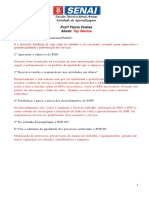 Procedimento Operacional Padrão (POP) para atividades em altura