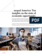 Unequal America Ten Insights on the State of Economic Opportunity