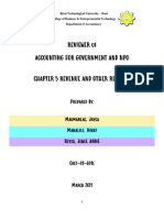 Reviewer of Accounting For Government and Npo Chapter 5 Revenue and Other Receipts