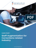 Staff Augmentation For Corrections-Related Industry: Case Study