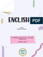 English 5º: A Difference Language Is A Different Vision of Life - Federico Fenilli