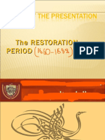 Restoration Period