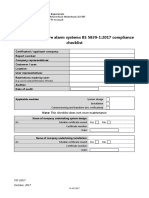 BS 5839 1 Compliance Checklist With Codes Oct 2017