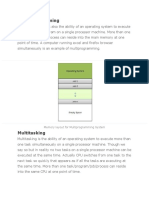 Multiprogramming: Memory Layout For Multiprogramming System