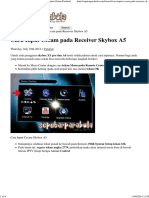 Cara Input Cccam pada Receiver Skybox A5 - Seputar Dunia Parabola