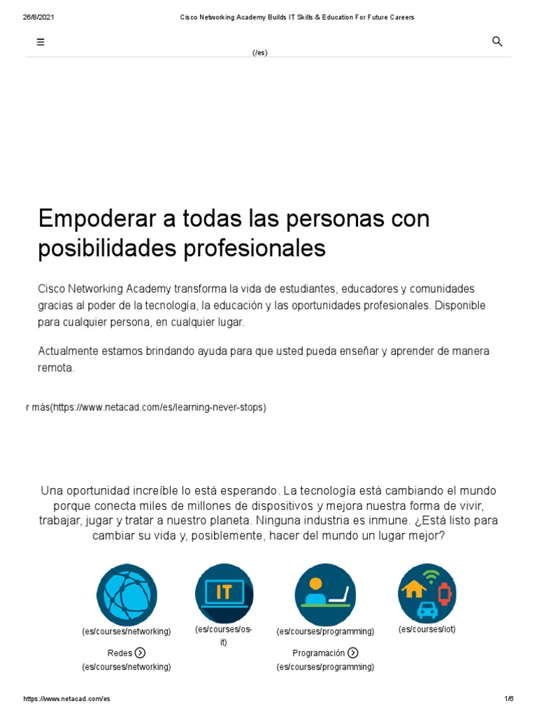 Cisco Networking Academy Builds IT Skills & Education For Future