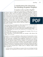 8.4 Implications For Classroom Practice in The Teaching of Spoken English - Hedge, 2000