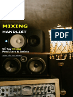 Sổ tay Mixing & Mastering cơ bản MIXING handle (Bảo Kun Thaison beatbox)