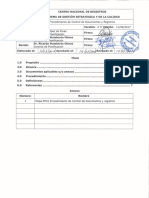 Procedimiento de Control de Documentos y Registros